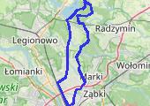 Trasa z dnia 2018-05-13 18:19 - mapa trasy gps - rower trekkingowy