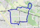 Trasa z dnia 2018-05-13 21:03 - mapa trasy gps - bieganie