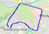 Trasa z dnia 2018-05-19 21:06 - mapa trasy gps - bieganie