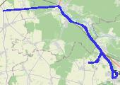 Trasa z dnia 2018-05-21 11:18 - mapa trasy gps - rower szosowy