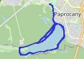 Trasa z dnia 2018-05-24 19:05 - mapa trasy gps - rower górski