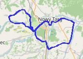 Trasa z dnia 2013-07-05 19:49 - mapa trasy gps - rower szosowy
