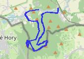 Srebrna Kopa i Biskupia Kopa z Pokrzywnej - mapa trasy gps - marsz