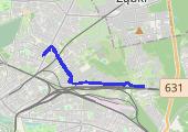 Trasa z dnia 2018-05-27 10:06 - mapa trasy gps - nordic walking