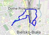 2018-05-25_Marsz_Bielsko - mapa trasy gps - marsz
