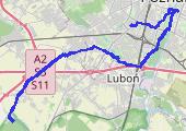 Trasa z dnia 2018-05-27 12:55 - mapa trasy gps - rower górski