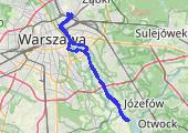 Na plażę - Wyspy Świderskie - mapa trasy gps - rower trekkingowy