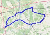 Trasa z dnia 2017-05-21 20:16 - mapa trasy gps - rower trekkingowy