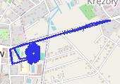 Trasa z dnia 2016-03-09 18:41 - mapa trasy gps - bieganie
