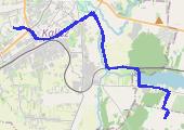 Trasa z dnia 2013-07-06 11:28 - mapa trasy gps - rower szosowy