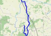 Trasa z dnia 2018-04-07 14:31 - mapa trasy gps - rower trekkingowy