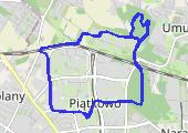Trasa z dnia 2018-06-06 11:16 - mapa trasy gps - bieganie