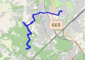 Trasa z dnia 2018-05-25 19:40 - mapa trasy gps - rower górski