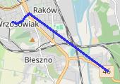 Trasa z dnia 2018-06-06 16:45 - mapa trasy gps - marsz