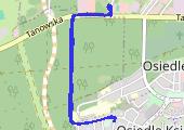 Trasa z dnia 2013-06-25 18:33 - mapa trasy gps - rower szosowy