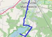 Karolinów - TM - mapa trasy gps - rower górski