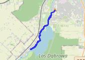 Mieszany  przebieżki 5x 500m - mapa trasy gps - bieganie