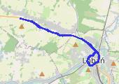 Trasa z dnia 2013-07-07 09:34 - mapa trasy gps - bieganie