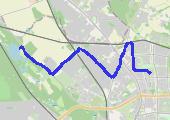 Trasa z dnia 2018-06-10 10:20 - mapa trasy gps - rower trekkingowy