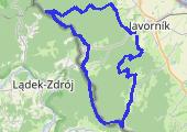 Rychlebska 50 - mapa trasy gps - marsz