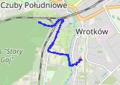 rowerem z zawodów - mapa trasy gps - rower trekkingowy