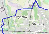 Trasa z dnia 2018-06-13 08:10 - mapa trasy gps - rower miejski