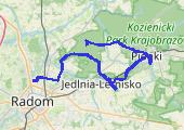 Trasa z dnia 2013-07-07 13:09 - mapa trasy gps - rower górski