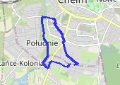 Trasa z dnia 2013-07-07 15:58 - mapa trasy gps - rower miejski