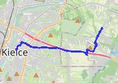 Trasa z dnia 2018-04-18 20:01 - mapa trasy gps - rower miejski