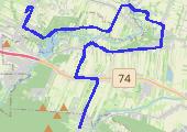 Trasa z dnia 2018-06-09 19:56 - mapa trasy gps - rower miejski