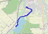 luźny bieg - mapa trasy gps - bieganie