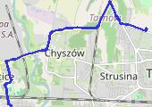 Trasa z dnia 2018-06-18 08:03 - mapa trasy gps - rower miejski
