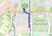 Trasa z dnia 2018-06-20 18:20 - mapa trasy gps - marsz