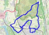 Trasa z dnia 2018-06-23 17:25 - mapa trasy gps - rower trekkingowy