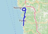 Trasa z dnia 2018-06-24 19:31 - mapa trasy gps - rower szosowy