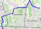 Trasa z dnia 2018-06-25 08:01 - mapa trasy gps - rower miejski