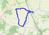 Trasa z dnia 2018-06-25 21:11 - mapa trasy gps - rower trekkingowy