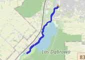 OBW1 - 7 km + Przebieżki 4x 250m + 2 km - mapa trasy gps - bieganie