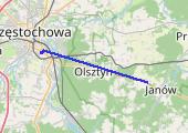 Trasa z dnia 2018-06-27 17:35 - mapa trasy gps - rower szosowy