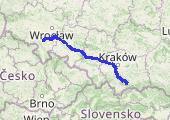 Trasa z dnia 2018-07-03 01:47 - mapa trasy gps - samochód