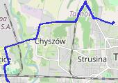 Trasa z dnia 2018-07-03 08:04 - mapa trasy gps - rower miejski