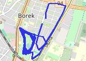 Trasa z dnia 2018-01-22 19:07 - mapa trasy gps - bieganie