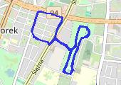 Trasa z dnia 2017-03-25 08:09 - mapa trasy gps - bieganie
