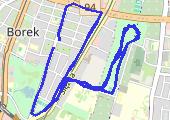 Trasa z dnia 2017-03-03 18:34 - mapa trasy gps - bieganie