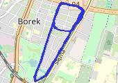 Trasa z dnia 2017-04-08 08:42 - mapa trasy gps - bieganie