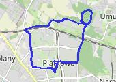 Trasa z dnia 2018-07-03 19:50 - mapa trasy gps - marsz