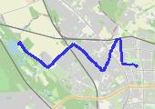Trasa z dnia 2018-07-04 18:27 - mapa trasy gps - rower trekkingowy