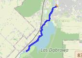 docieranie nowych butów - mapa trasy gps - bieganie