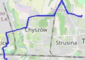 Trasa z dnia 2018-07-06 16:26 - mapa trasy gps - rower miejski