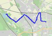 Trasa z dnia 2018-07-08 09:48 - mapa trasy gps - rower trekkingowy